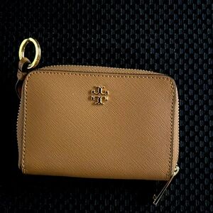 Tory Burch Emerson Zip coin case, brand new, retails at $115